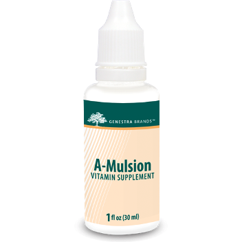 Seroyal Genestra A-Mulsion 10000 IU, 1 fl oz, front of bottle