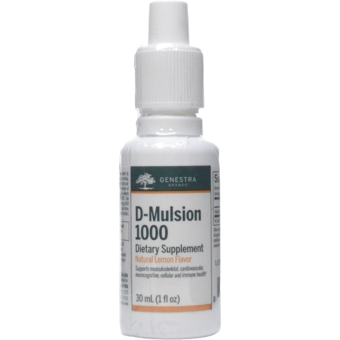 Seroyal Genestra D-Mulsion 1000, 1 fl oz, front of bottle