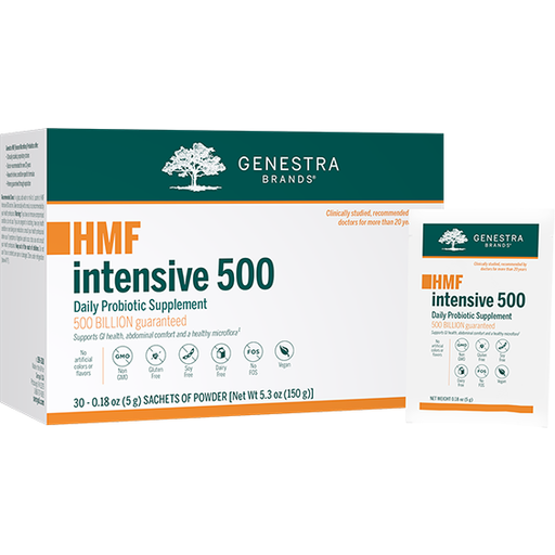 Seroyal Genestra HMF Intensive 500, 30 sachets, front of box