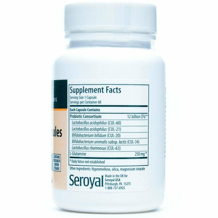 Seroyal Genestra HMF Neuro Capsules 60 veg capsules supplement facts label