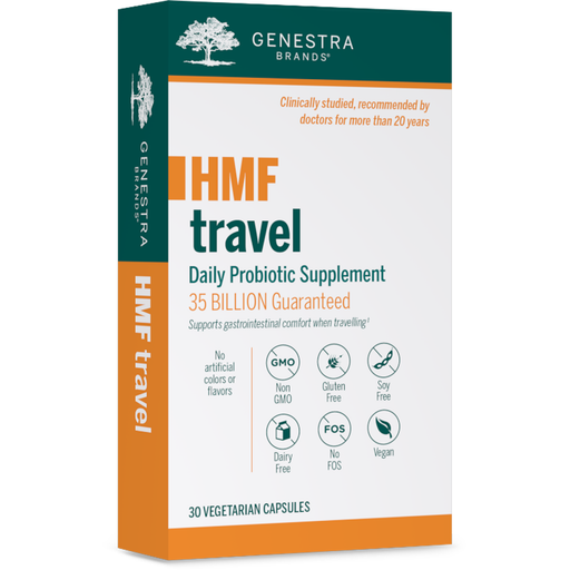 Seroyal Genestra HMF Travel, 30 veg capsules, front of box