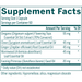 Seroyal Genestra IntestiBal 60 veg capsules supplement facts label