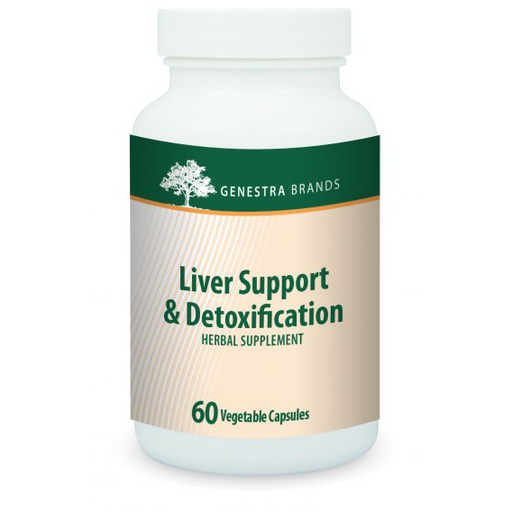 Seroyal Genestra Liver Support and Detox, 60 veg capsules, front of bottle