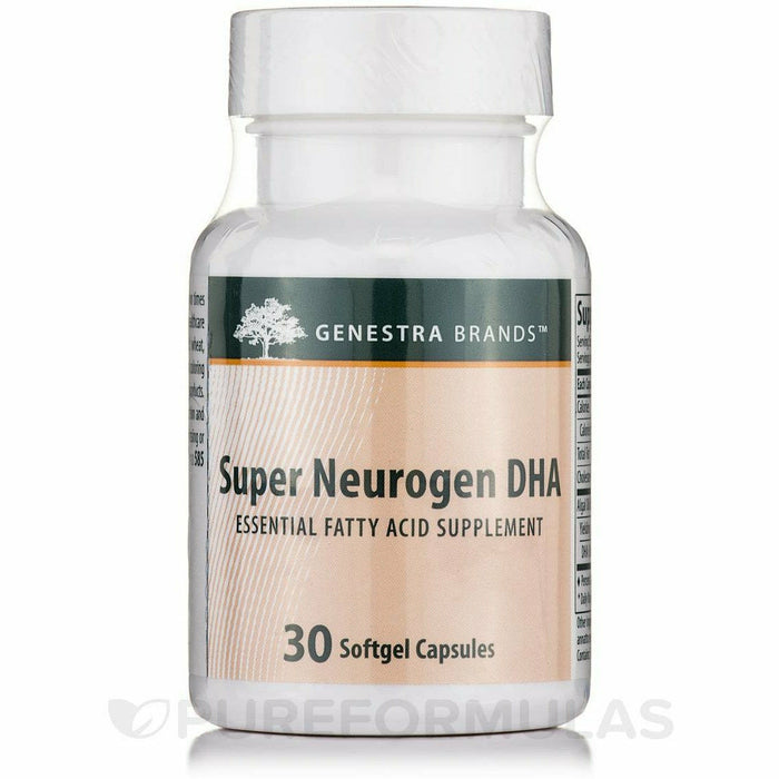 Seroyal Genestra Super Neurogen DHA, 30 softgels, front of bottle