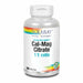 Solaray High Potency Cal-Mag Citrate 1:1 Ratio, 180 veg capsules, front of bottle