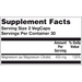 Solaray Magnesium Citrate 400 mg 90 veg capsules supplement facts label