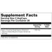 Solaray Organically Grown Fermented Royal Agaricus 60 veg capsules supplement facts label