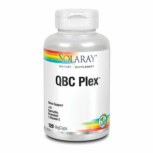Solaray QBC Plex, 120 veg capsules, front of bottle