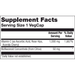 Solaray Vitamin C with Bioflavonoid Concentrate 1000 mg 100 veg capsules supplement facts label