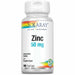 Solaray Zinc 50 mg, 100 veg capsules, front of bottle