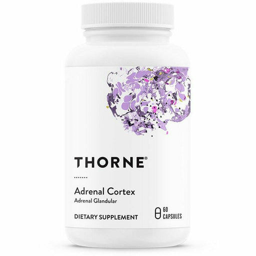 Thorne Adrenal Cortex, 60 capsules, front of bottle