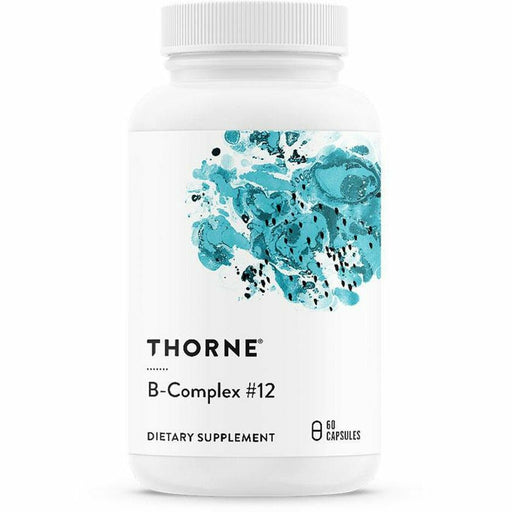 Thorne B-Complex #12, 60 vegetarian capsules, front of bottle