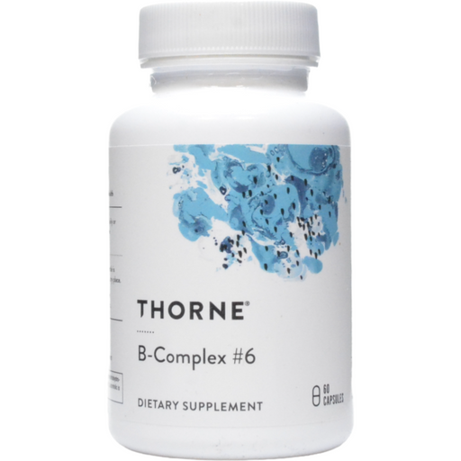 Thorne B-Complex #6, 60 vegetarian capsules, front of bottle