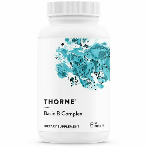 Thorne Basic B Complex, 60 vegetarian capsules, front of bottle