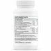 Thorne Basic B Complex 60 vegetarian capsules supplement facts label