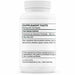 Thorne Chromium Picolinate 500 mcg 60 capsules supplement facts label
