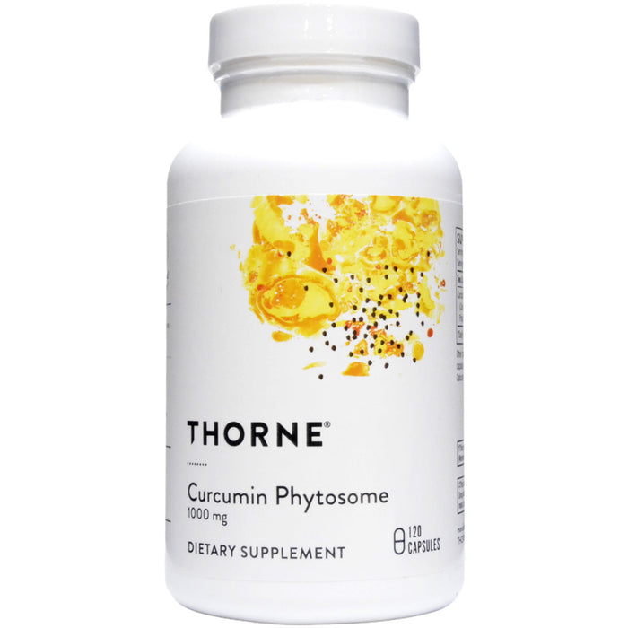 Thorne Curcumin Phytosome 1000 mg, 120 capsules, front of bottle
