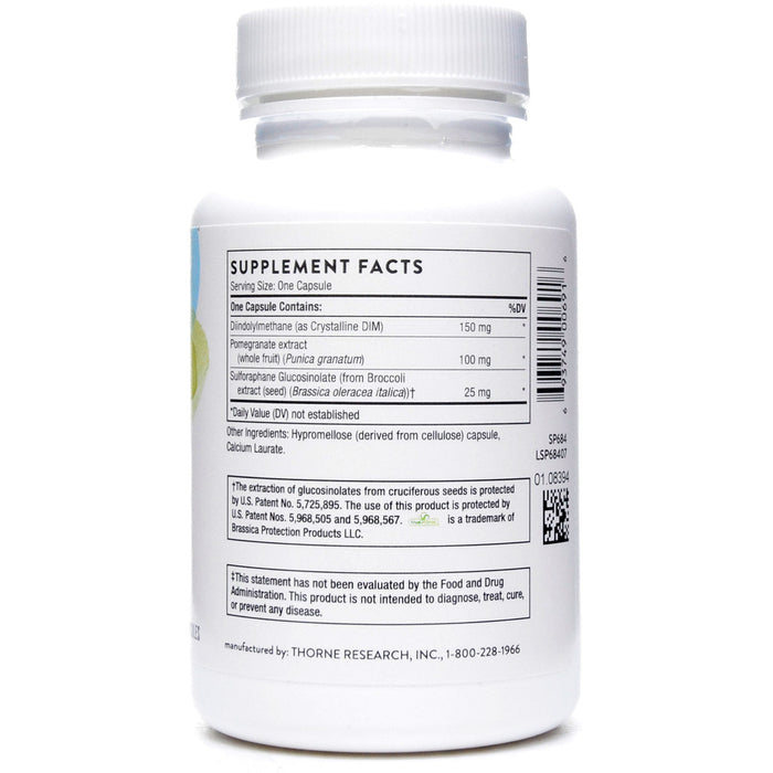 Thorne Hormone Advantage 60 capsules supplement facts label