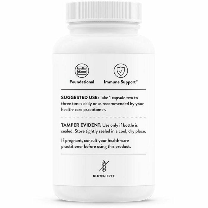 Thorne L-Lysine 500 mg 60 capsules suggested use label