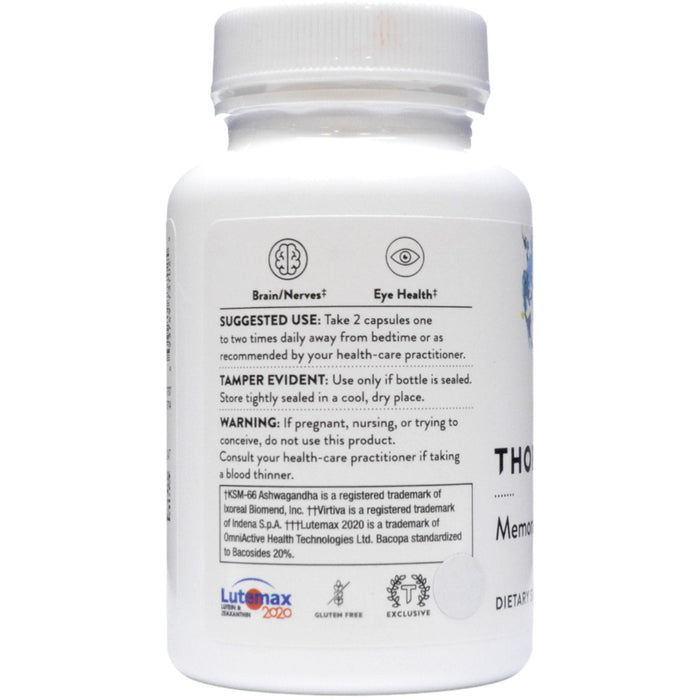 Thorne Memoractiv 60 capsules suggested use label