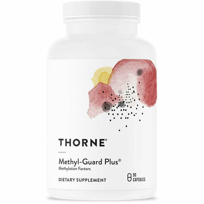 Thorne MethylGuard Plus, 90 vegetarian capsules, front of bottle