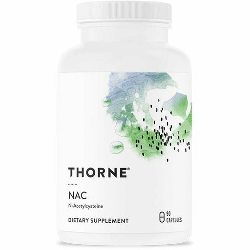 Thorne NAC 500 mg, 90 capsules, front of bottle