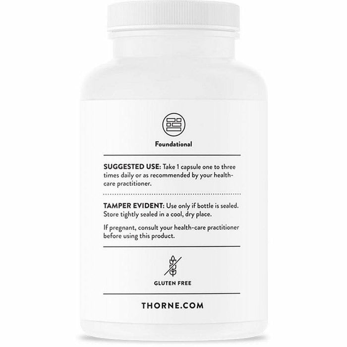 Thorne Niacinamide 500 mg 180 capsules suggested use label