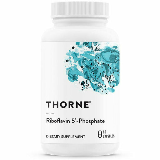 Thorne Riboflavin 5' Phosphate 36.5 mg, 60 capsules, front of bottle