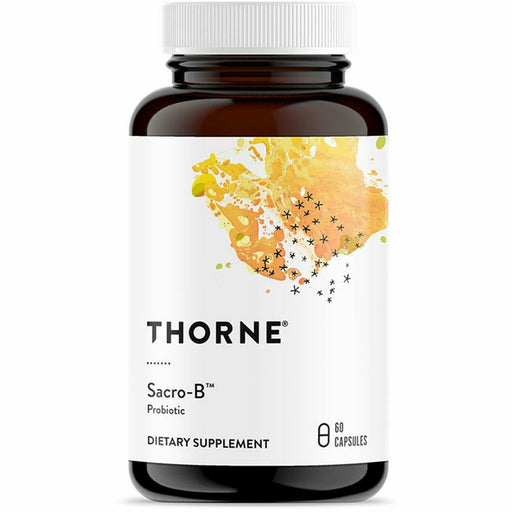 Thorne Sacro-B 250 mg, 60 capsules, front of bottle