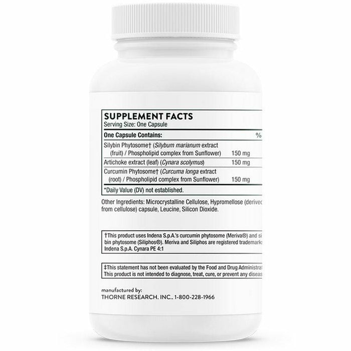 Thorne S.A.T. 60 capsules supplement facts label