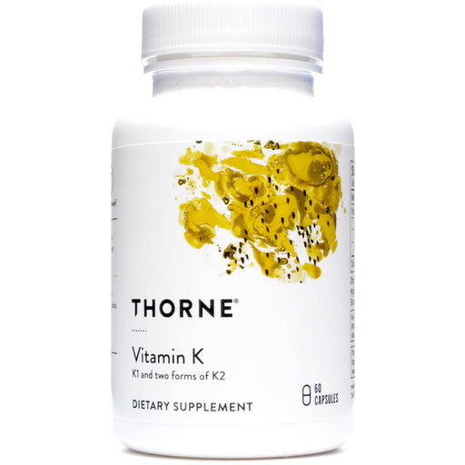 Thorne Vitamin K, 60 capsules, front of bottle