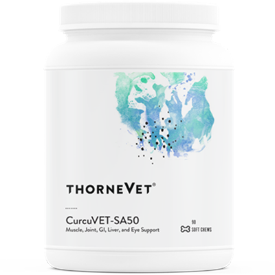 ThorneVet CurcuVET-SA50, 90 soft chews, front of tub