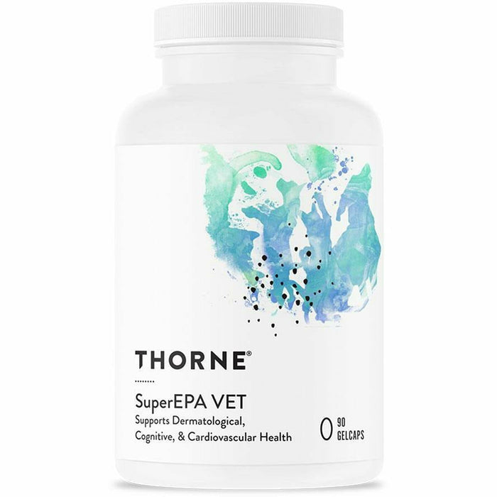 ThorneVet SuperEPA VET, 90 gelcaps, front of bottle