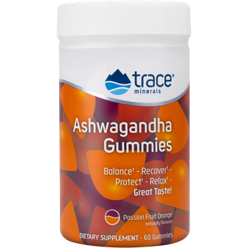Trace Minerals Research Ashwagandha Gummies 300 mg, 60 gummies, front of bottle