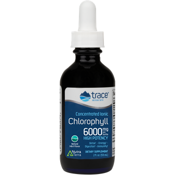 Trace Minerals Research Concentrated Ionic Chlorophyll, 2 fl oz, front of bottle
