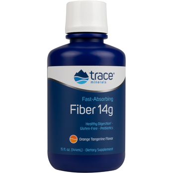Trace Minerals Research Fiber 14 g, 15 fl oz, front of bottle