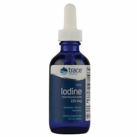 Trace Minerals Research Ionic Iodine from Potassium Iodide, 2 fl oz, front of bottle