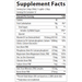 Trace Minerals Research Liquid Cal/Mag/Zinc Pina Colada supplement facts label
