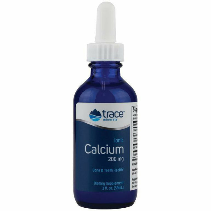 Trace Minerals Research Liquid Ionic Calcium, 2 fl oz, front of bottle