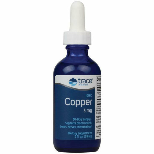 Trace Minerals Research Liquid Ionic Copper, 2 fl oz, front of bottle