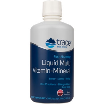 Trace Minerals Research Liquid Multi Vit-Min Berry, 30 fl oz, front of bottle