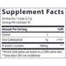 Trace Minerals Research NAC Powder 2.6 oz supplement facts label