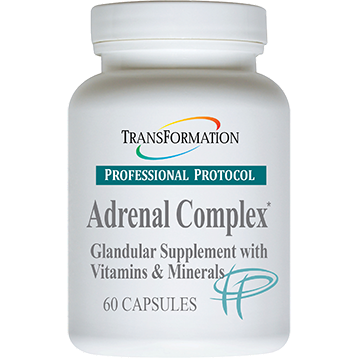 Transformation Enzymes Adrenal Complex, 60 capsules, front of bottle