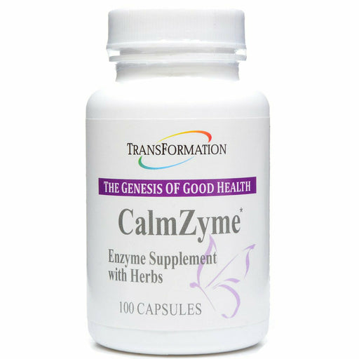 Transformation Enzymes CalmZyme, 100 capsules, front of bottle