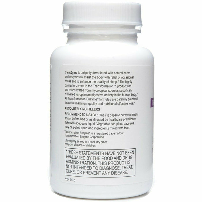 Transformation Enzymes CalmZyme 100 capsules side label