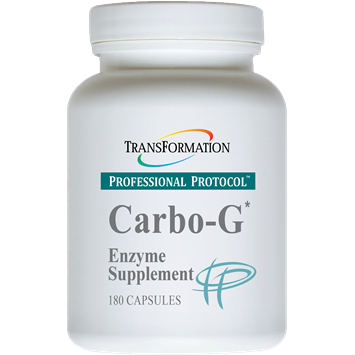 Transformation Enzymes Carbo-G, 180 capsules, front of bottle