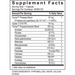 Transformation Enzymes Digest supplement facts label