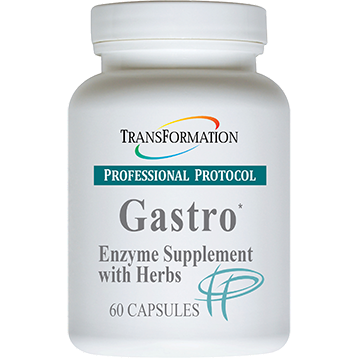 Transformation Enzymes Gastro, 60 capsules, front of bottle