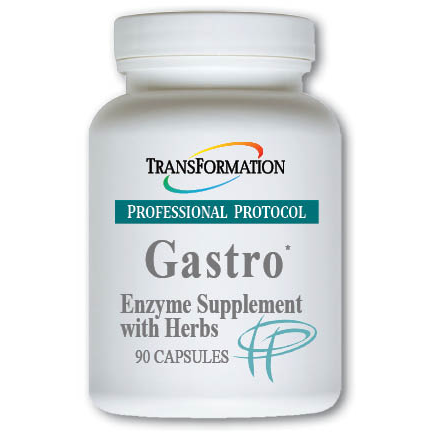 Transformation Enzymes Gastro, 90 capsules, front of bottle