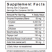 Transformation Enzymes GastroZyme supplement facts label